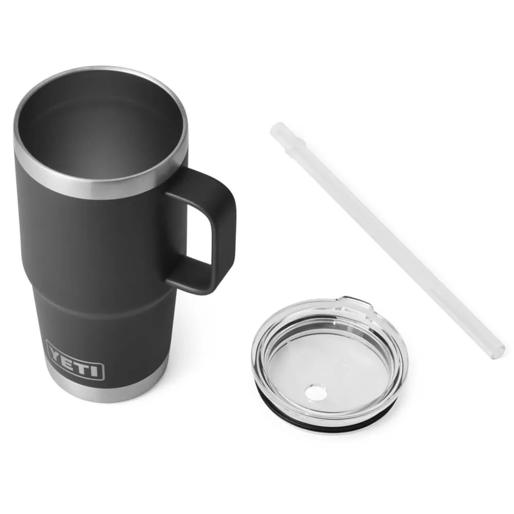 21071501800 TERMO RAMBLER 25oz STRAW MUG NEGRO MARCA YETI