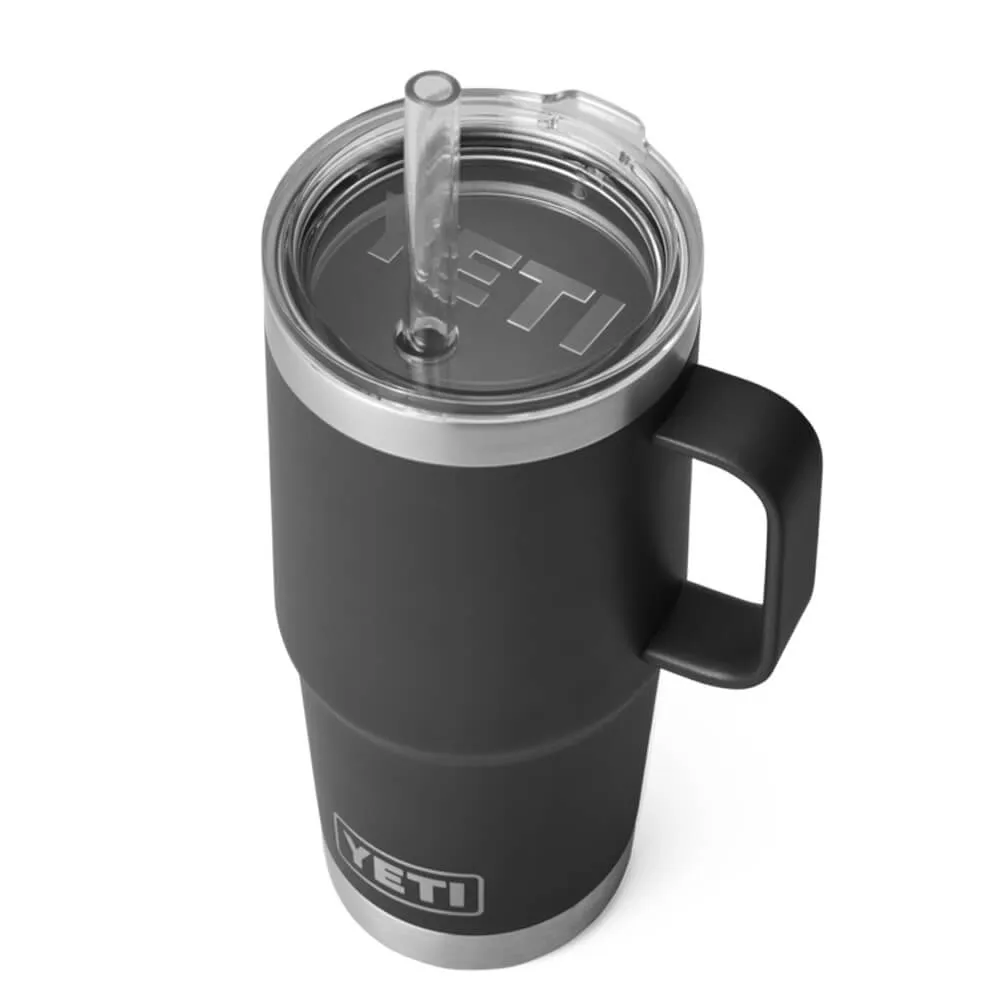 21071501800 TERMO RAMBLER 25oz STRAW MUG NEGRO MARCA YETI