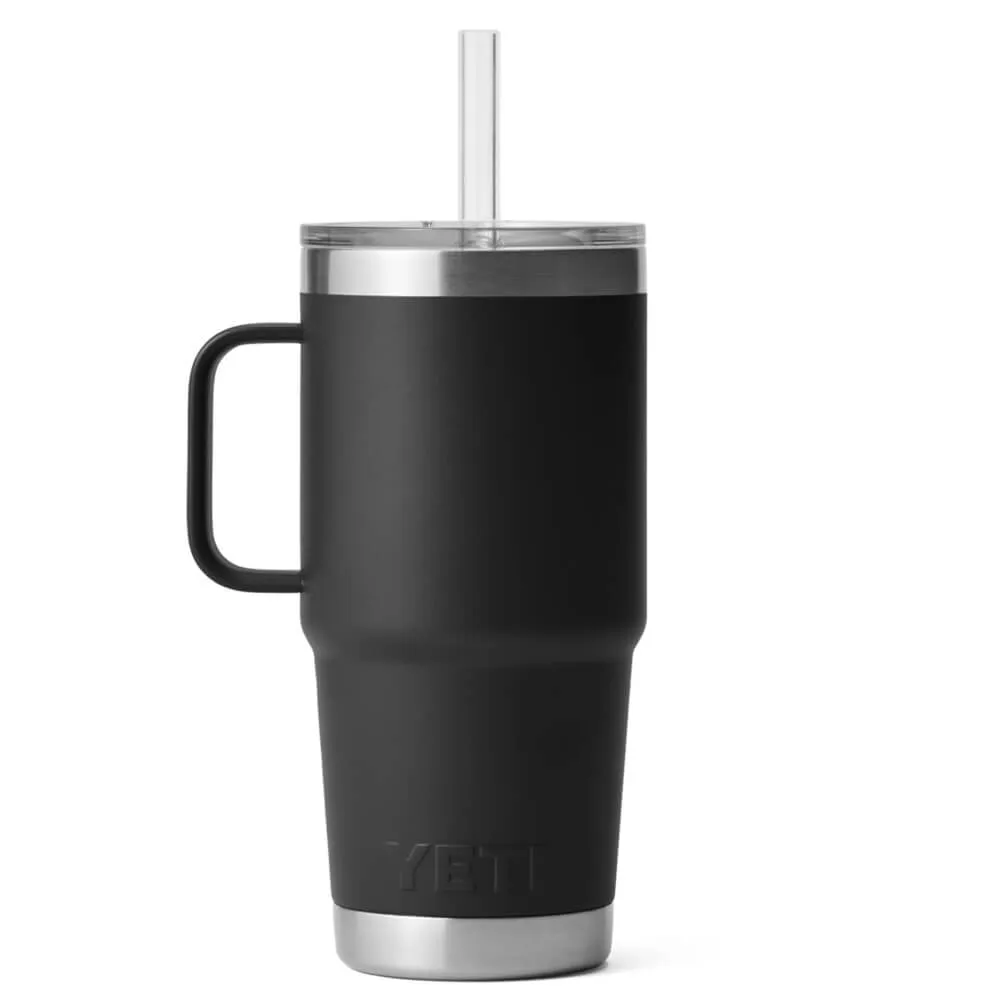 21071501800 TERMO RAMBLER 25oz STRAW MUG NEGRO MARCA YETI