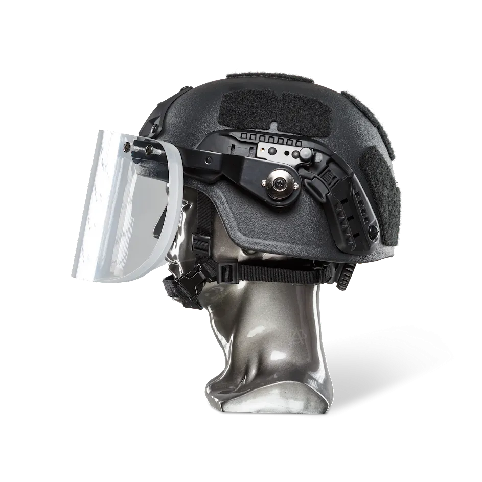 Atomic Defense Ballistic Helmet with Bulletproof Visor | NIJ Level IIIA 