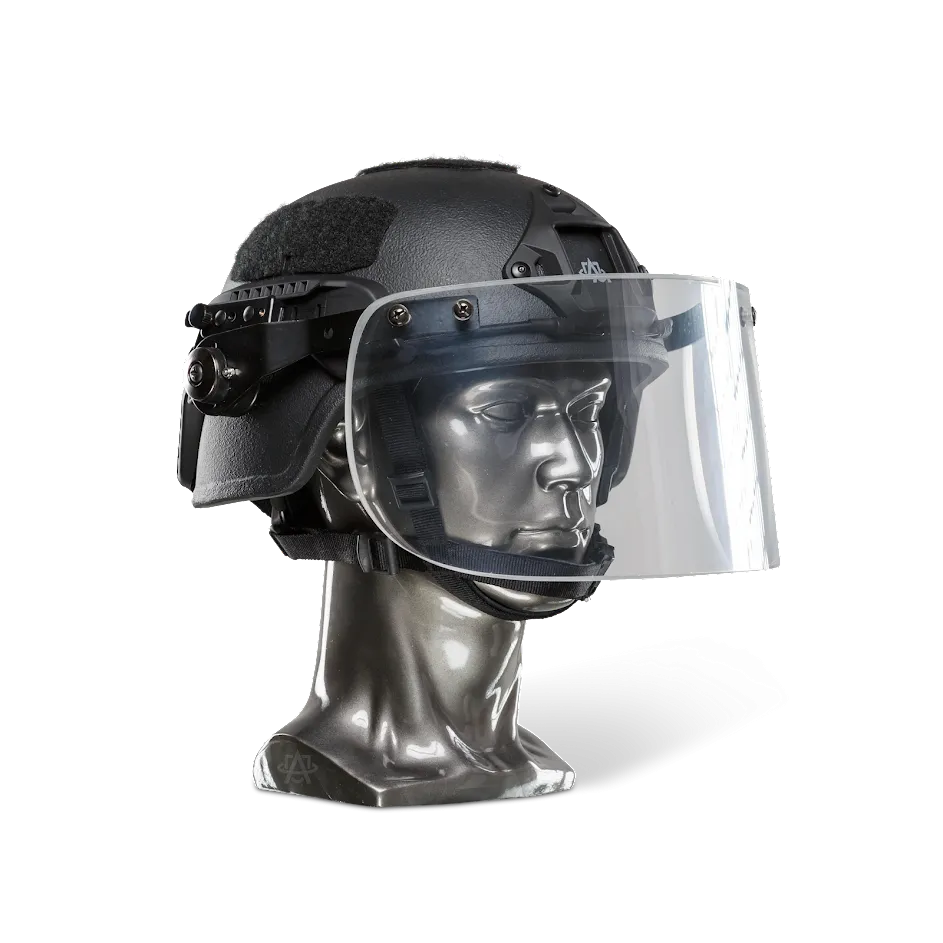 Atomic Defense Ballistic Helmet with Bulletproof Visor | NIJ Level IIIA 