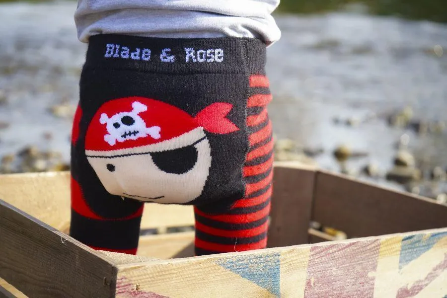 Blade and Rose Pirate Leggings 小海盜彈力嬰兒屁屁短褲(0-6m)