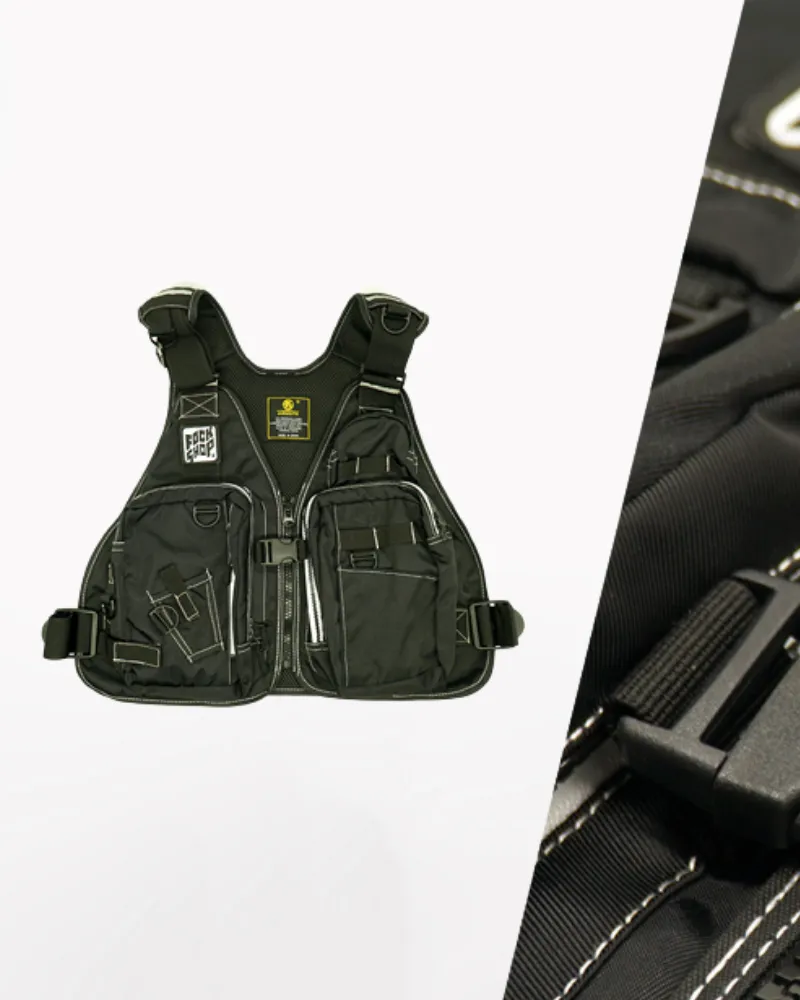 Cyberpunk Streetwear Outdoor Cargo Vest