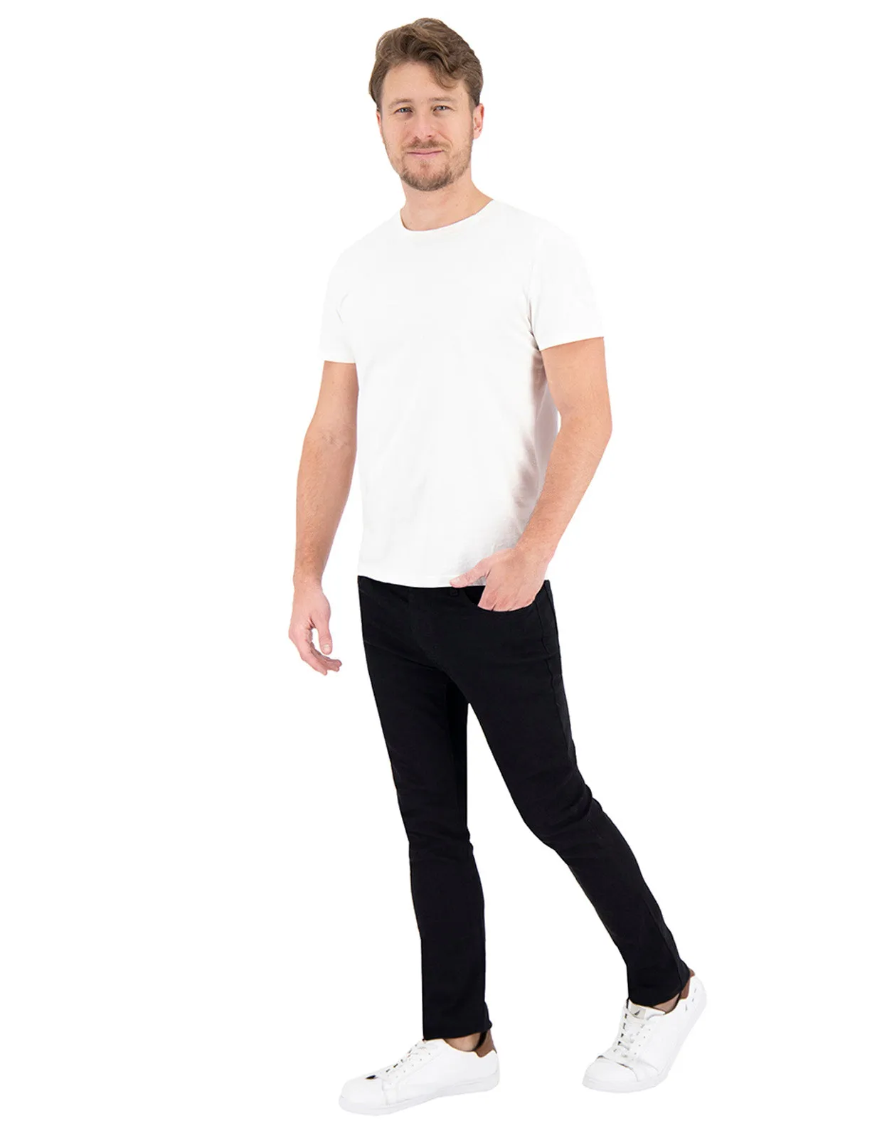 Jeans de Mezclilla Slim Fit - Black Mineral