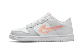 Nike Dunk Low 3D Swoosh White Grey