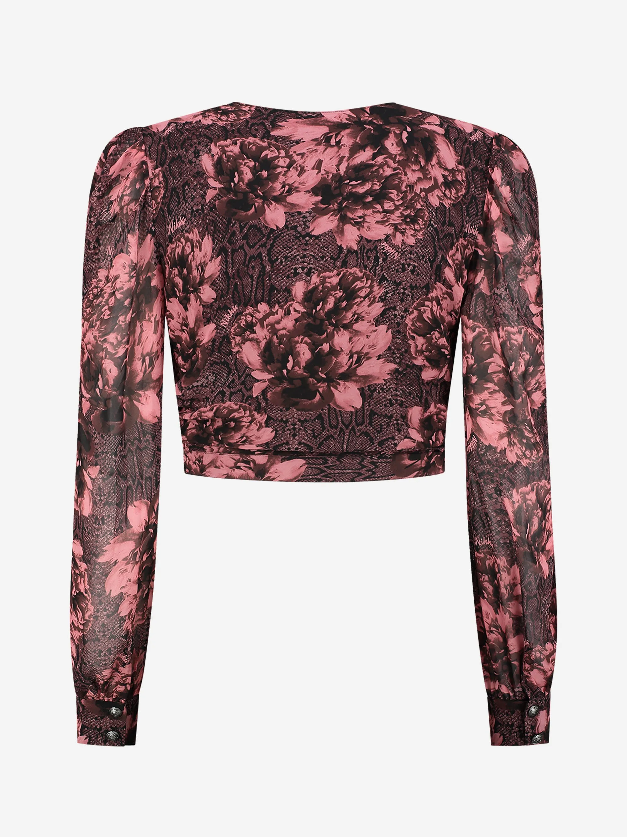 Nikkie Abilene Rose Snake Blouse