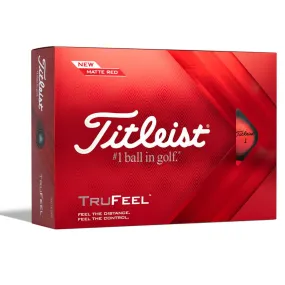 Titleist Trufeel Golfballen - Matte Rood