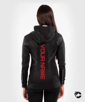 UFC Venum Personalized Authentic Fight Night Women's Walkout Hoodie - Black