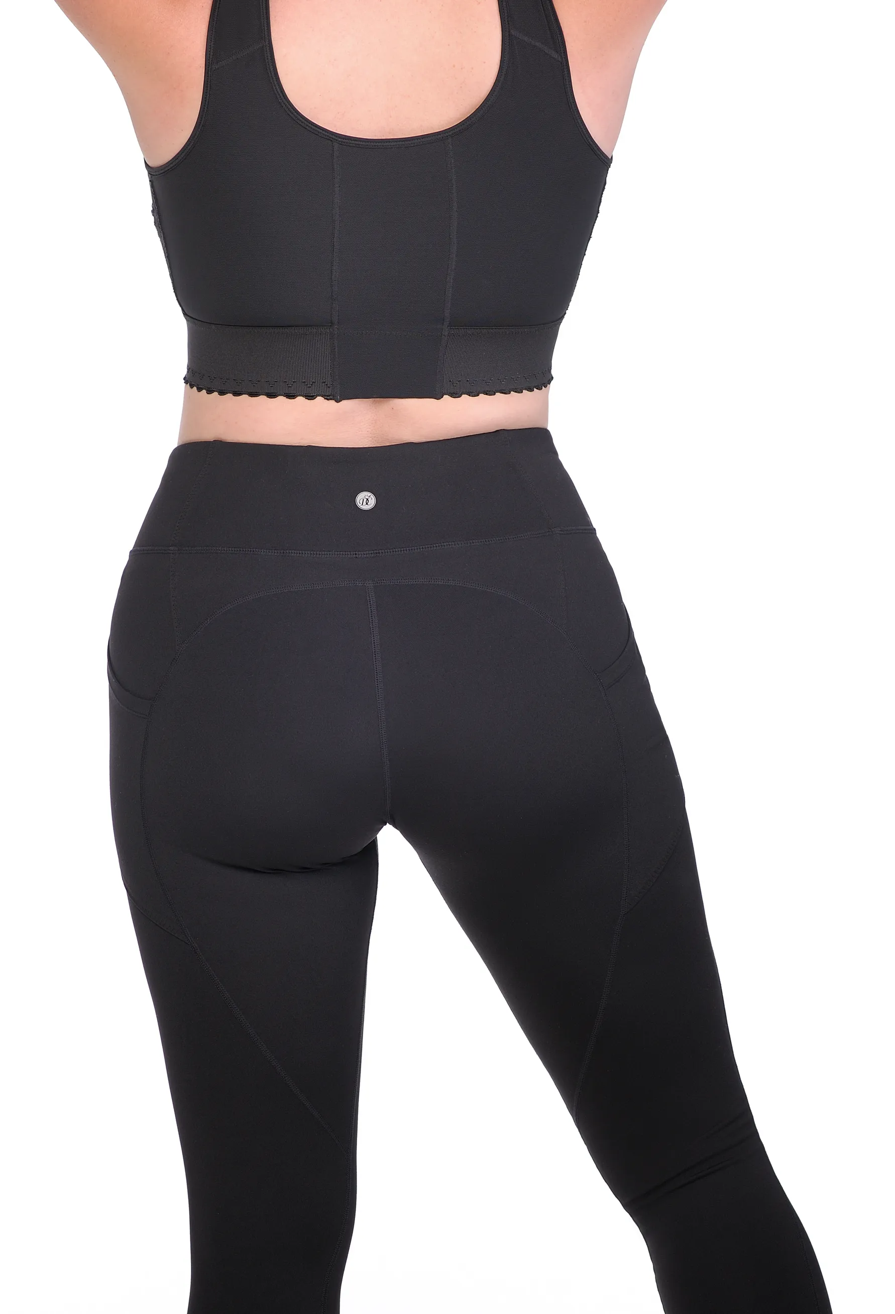 Ultimate Sports Compression Leggings, Firm High-Rise Panel with Pockets