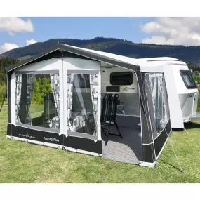 Walker Touring-Plus Full Caravan Awning Traditional (Trigano Silver)   Free Straps